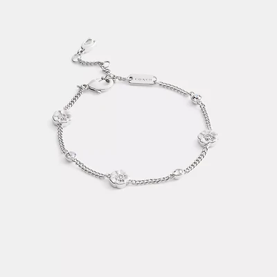 Tea Rose Station Linear Bracelet