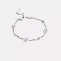 Tea Rose Station Linear Bracelet