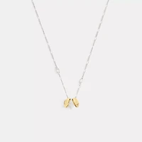 Signet Ring Rondell Pendant Necklace