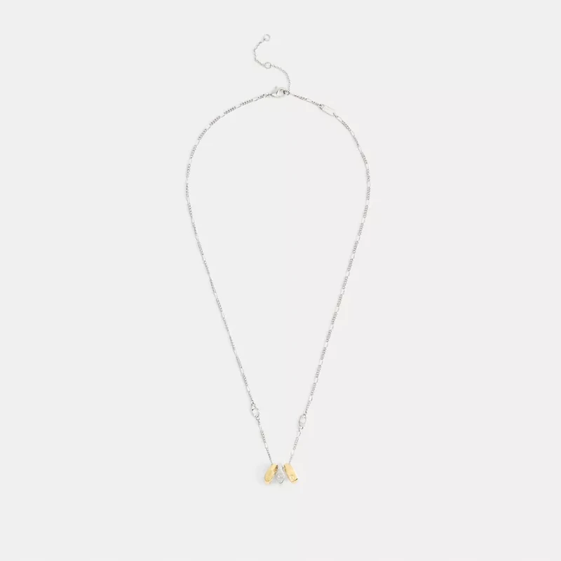 Signet Ring Rondell Pendant Necklace