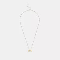 Signet Ring Rondell Pendant Necklace