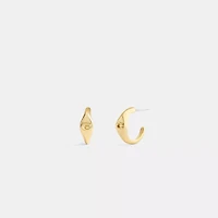 Signet Signature Huggie Earrings