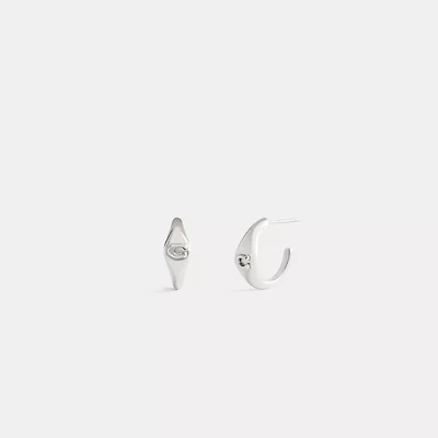 Signet Signature Huggie Earrings