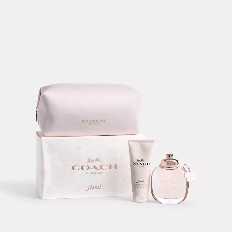 Floral Eau De Parfum 3 Piece Pouch Set
