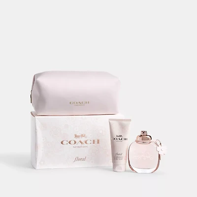 Floral Eau De Parfum 3 Piece Pouch Set