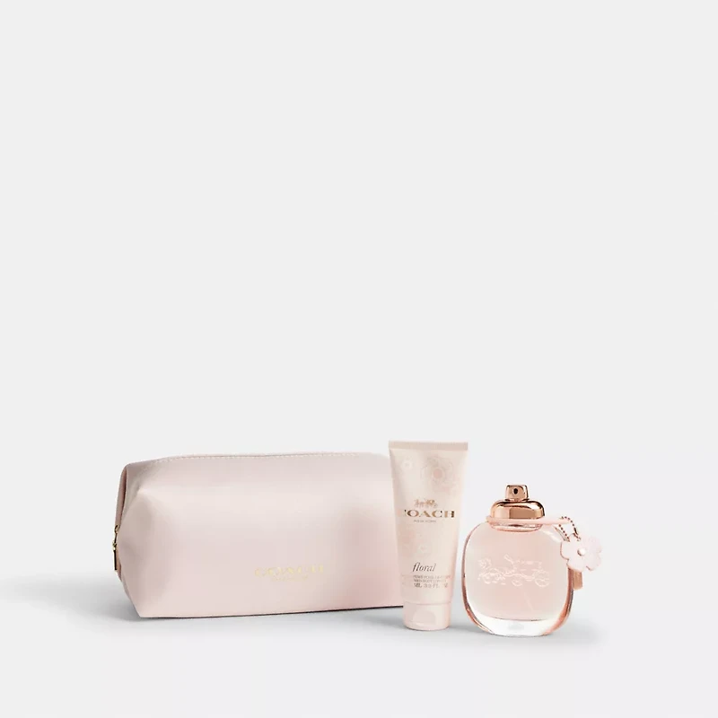 Floral Eau De Parfum 3 Piece Pouch Set