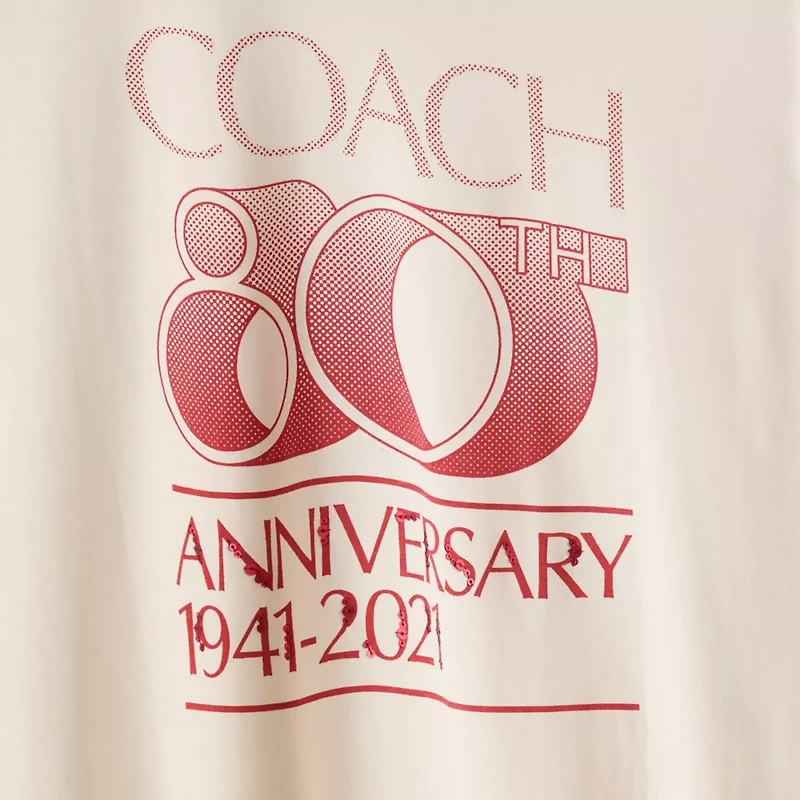 Restored Coach 80 Th Anniversary T-Shirt