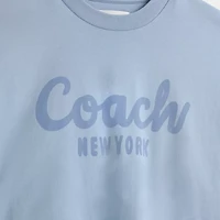 Restored Cursive Signature Cropped T-Shirt