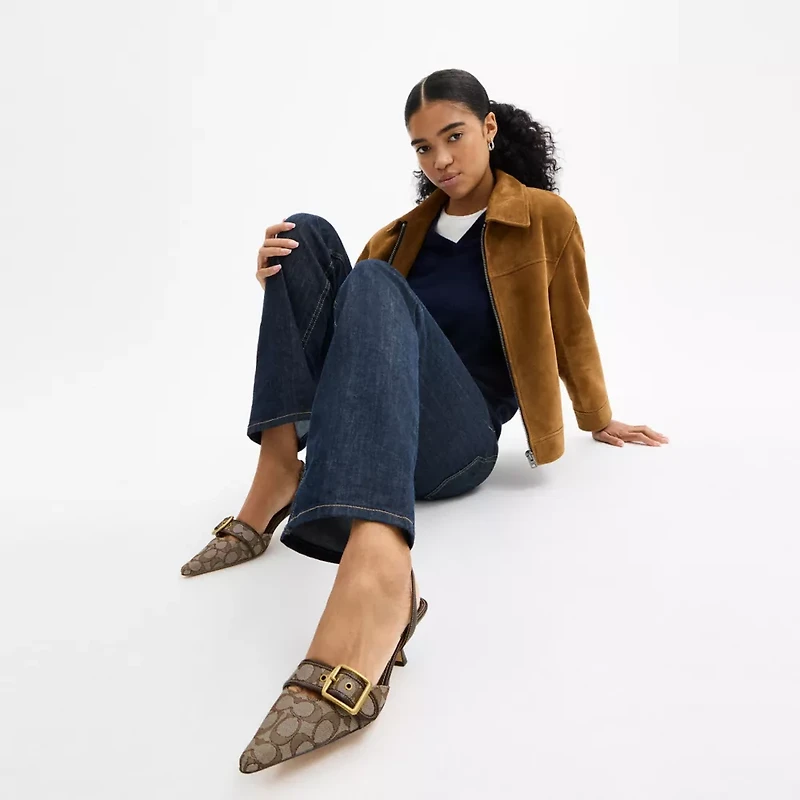 Margot Slingback Signature Jacquard