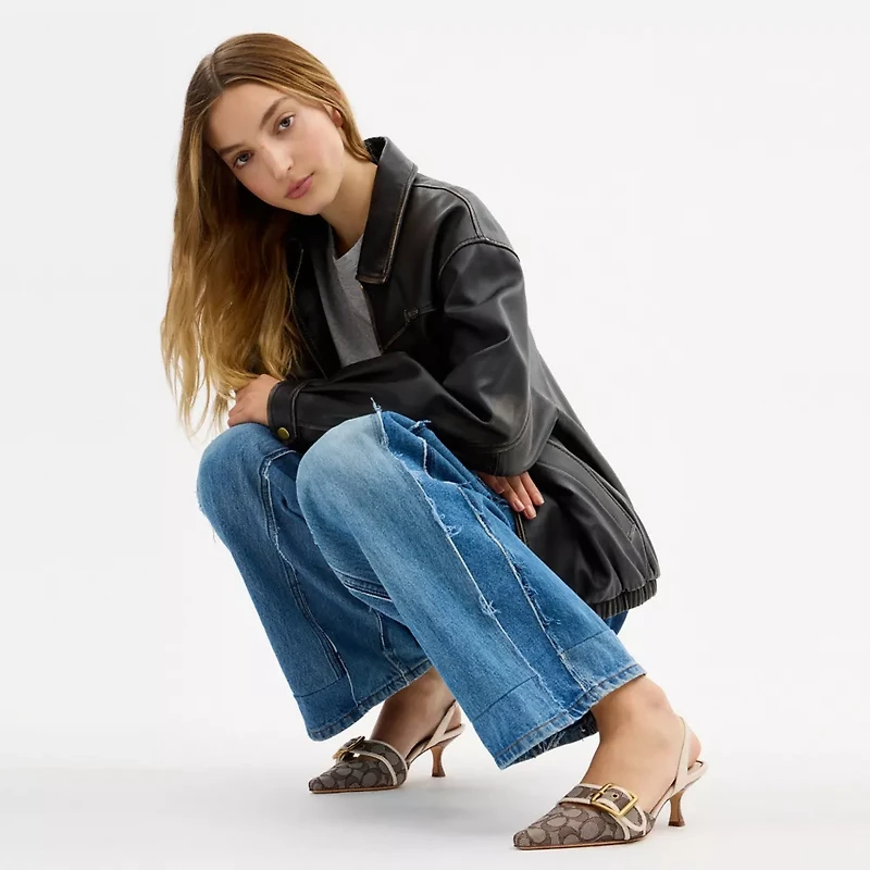 Margot Slingback Signature Jacquard