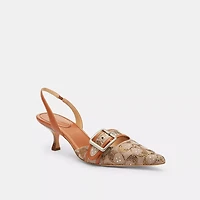 Margot Slingback Crystal Signature Jacquard