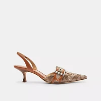 Margot Slingback Crystal Signature Jacquard