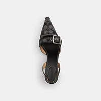 Margot Slingback Crystal Signature Jacquard