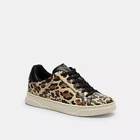 High Line Sneaker With Leopard Print