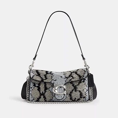 Tabby Shoulder Bag 26 With Beaded Snake