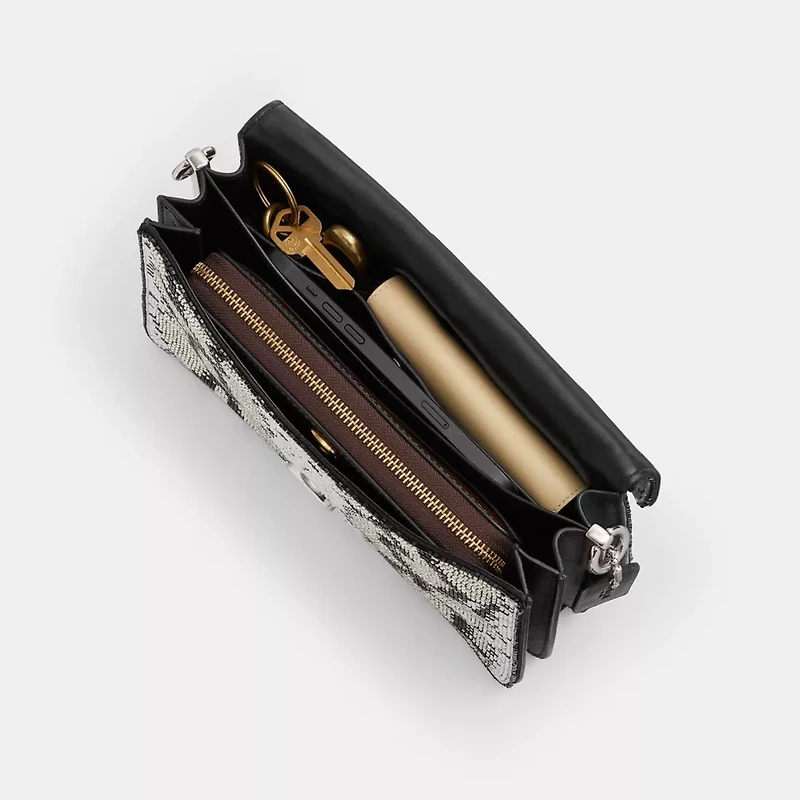 Tabby Shoulder Bag 26 With Beaded Snake