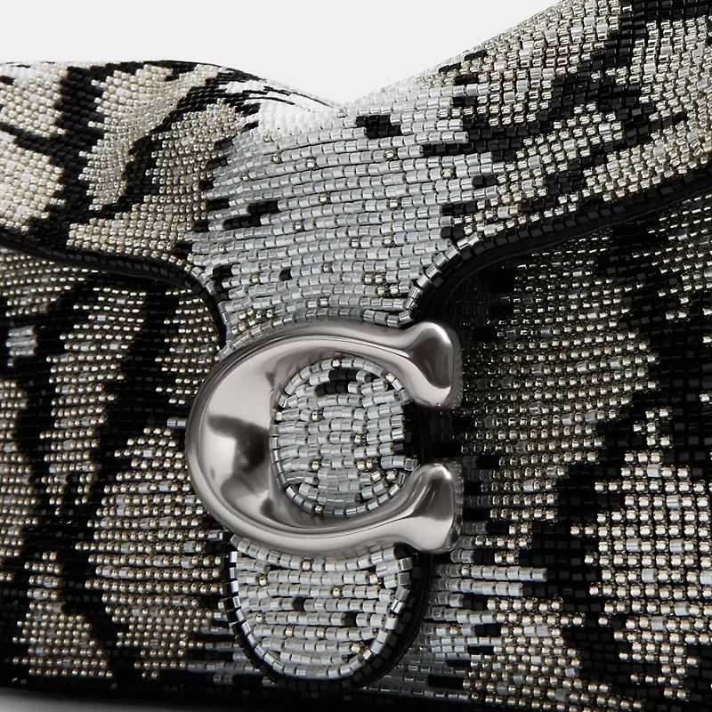 Tabby Shoulder Bag 26 With Beaded Snake