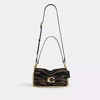 Tabby Shoulder Bag 26 With Beaded Tiger