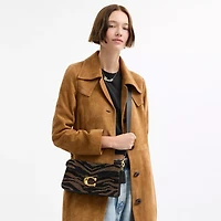 Tabby Shoulder Bag 26 With Beaded Tiger