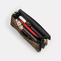 Tabby Shoulder Bag 26 With Beaded Tiger