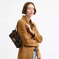 Tabby Shoulder Bag 26 With Beaded Tiger