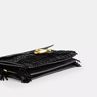 Tabby Shoulder Bag 26 With Crystal Beaded Fringe