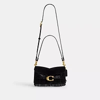 Tabby Shoulder Bag 26 With Crystal Beaded Fringe