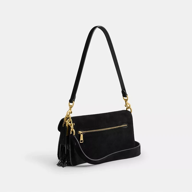 Tabby Shoulder Bag 26 With Crystal Beaded Fringe