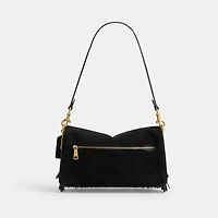 Tabby Shoulder Bag 26 With Crystal Beaded Fringe