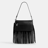 Tabby Shoulder Bag 26 With Beading And Fringe
