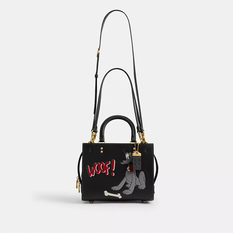 Disney X Coach Rogue Bag 25 With Pluto
