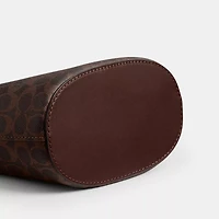 Bleecker Bucket Bag 21 In Signature Canvas