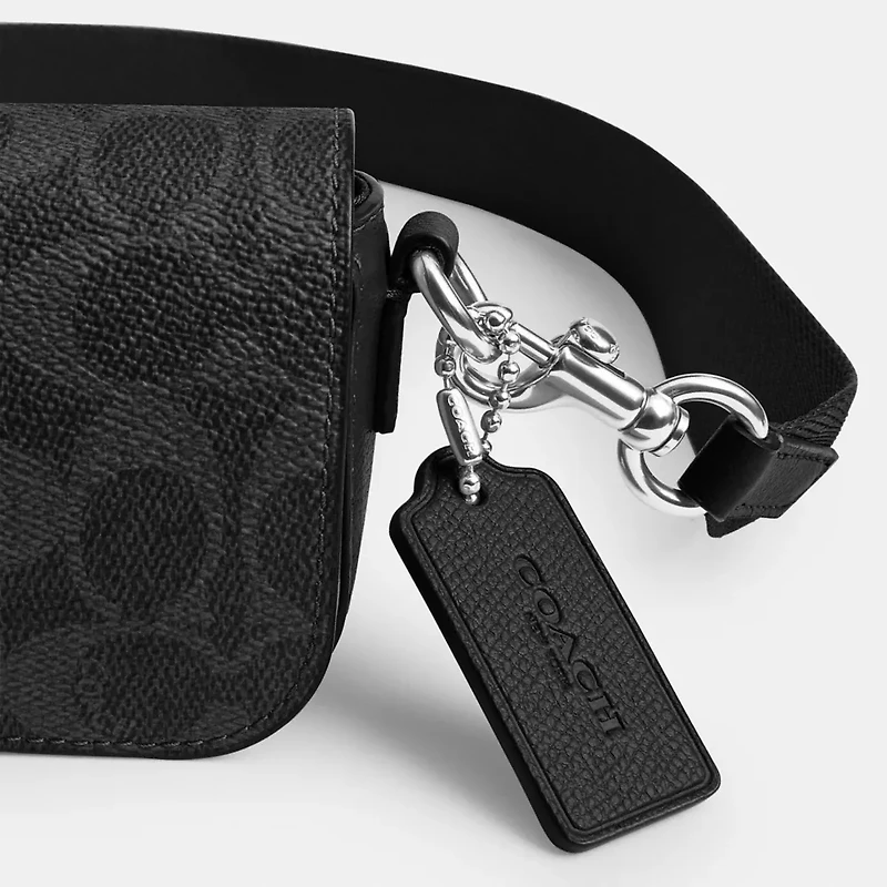 Flap Crossbody Bag Signature Canvas