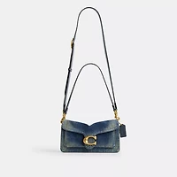 Tabby Shoulder Bag In Regenerative Cotton Denim