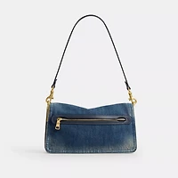 Tabby Shoulder Bag In Regenerative Cotton Denim