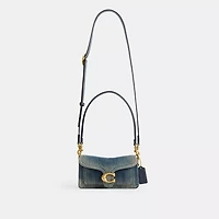 Tabby Shoulder Bag 20 In Regenerative Cotton Denim