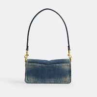 Tabby Shoulder Bag 20 In Regenerative Cotton Denim