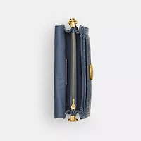 Tabby Shoulder Bag 20 In Regenerative Cotton Denim