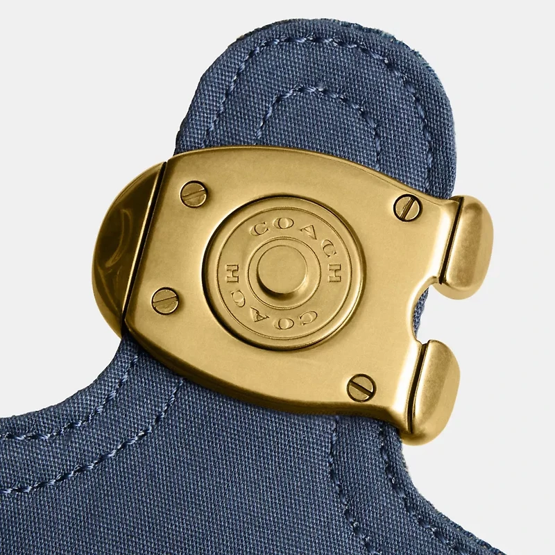 Tabby Shoulder Bag 20 In Regenerative Cotton Denim