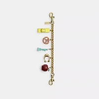 New York Motif Chain Bag Charm