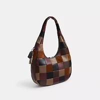 Alter/Ego Crescent Shoulder Bag In Upcrafted Suede And Upcrafted Leather