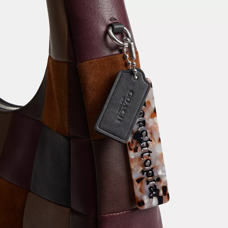 Alter/Ego Crescent Shoulder Bag In Upcrafted Suede And Upcrafted Leather