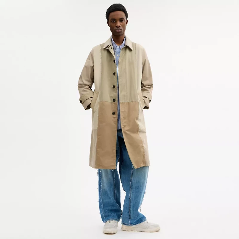 Repurposed Cotton Trench Coat