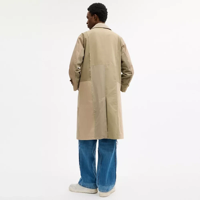 Repurposed Cotton Trench Coat