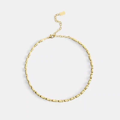 Beveled Signature Link Chain Choker