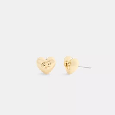 Signature Heart Stud Earrings