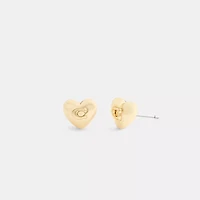 Signature Heart Stud Earrings