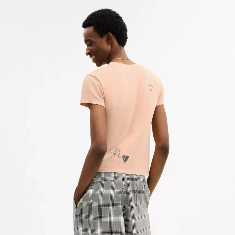 Carroty Shrunken T Shirt Organic Cotton