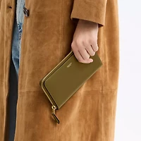 New York Slim Accordion Zip Wallet