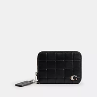 Zip Around Wallet Checkerboard Upcrafted Leather